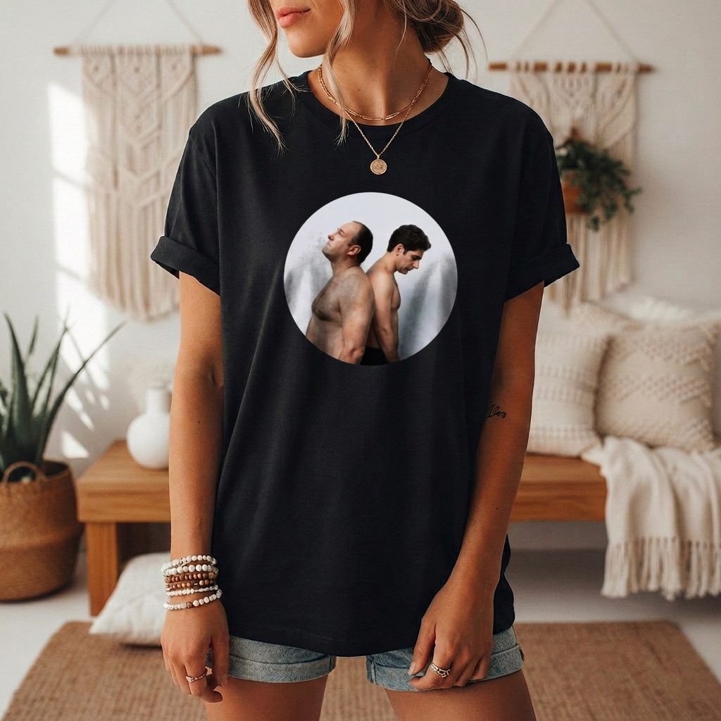 Tony and Chrissy Black Beatles Inspired T-shirt